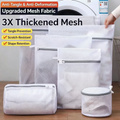 Contivara Thick Mesh Laundry Bags, 3X Thicken Washing Machine Bags, Anti-Tangle Wash Bags for Underwear, Sweaters & Delicates